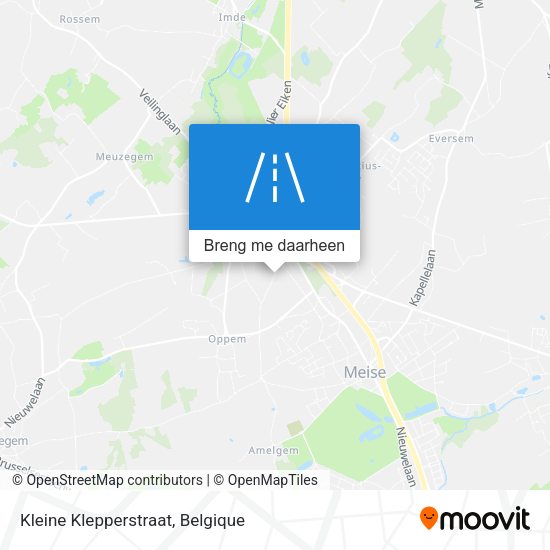 Kleine Klepperstraat kaart