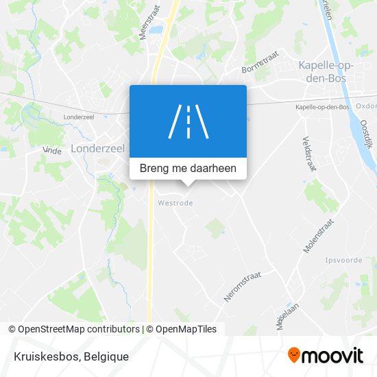 Kruiskesbos kaart