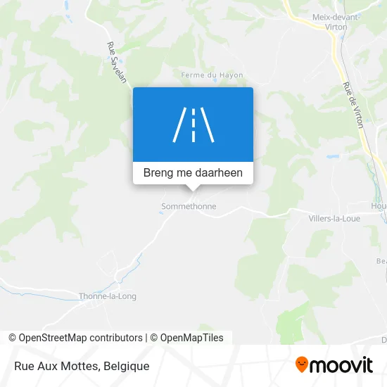 Rue Aux Mottes kaart