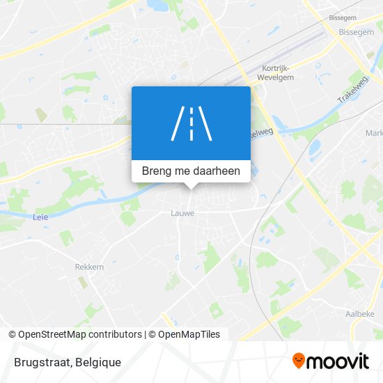 Brugstraat kaart
