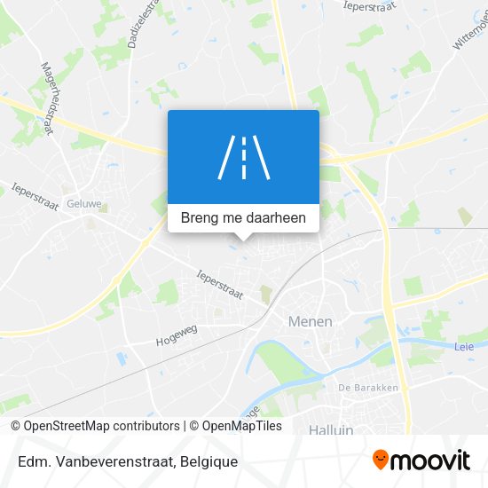 Edm. Vanbeverenstraat kaart