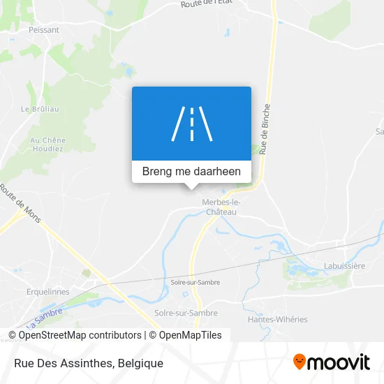 Rue Des Assinthes kaart