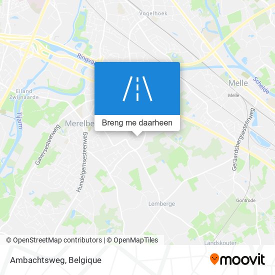 Ambachtsweg kaart