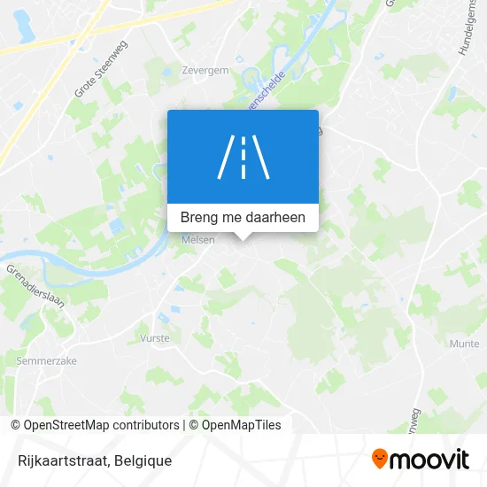 Rijkaartstraat kaart