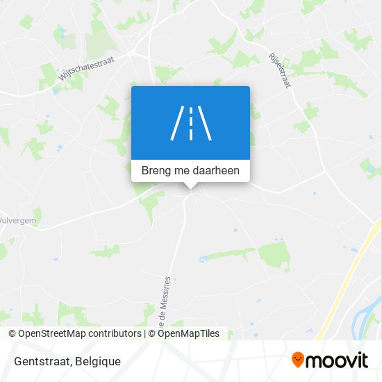 Gentstraat kaart
