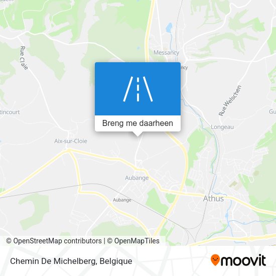 Chemin De Michelberg kaart