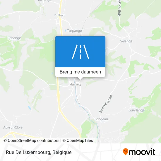 Rue De Luxembourg kaart