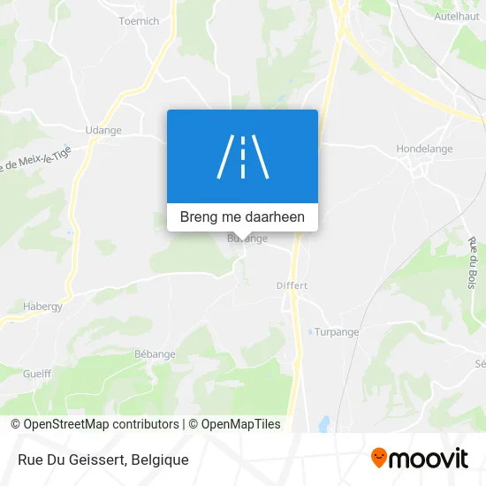 Rue Du Geissert kaart