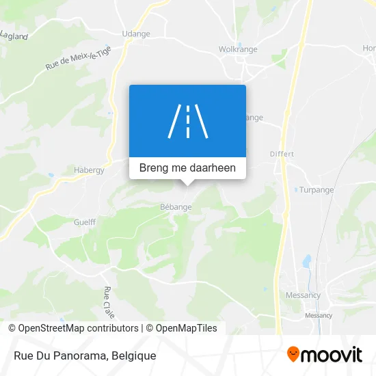 Rue Du Panorama kaart