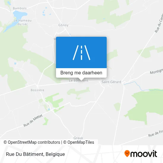 Rue Du Bâtiment kaart