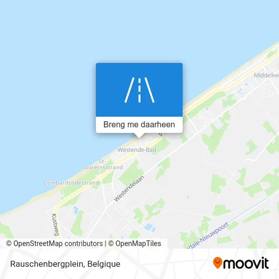 Rauschenbergplein kaart