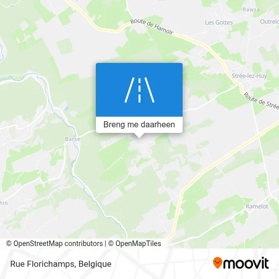 Rue Florichamps kaart