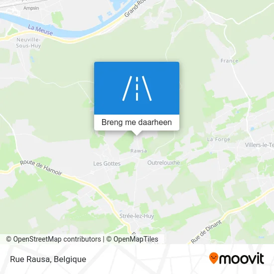 Rue Rausa kaart
