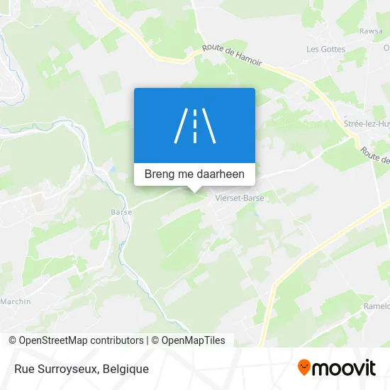 Rue Surroyseux kaart