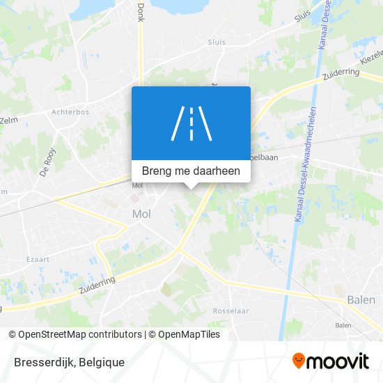 Bresserdijk kaart