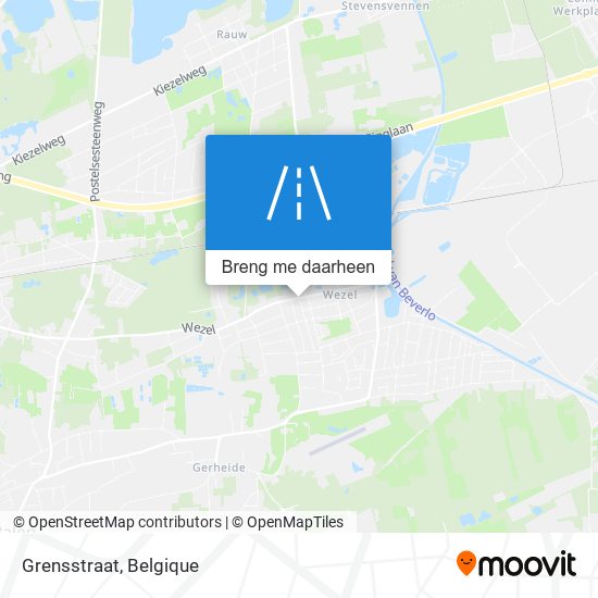 Grensstraat kaart
