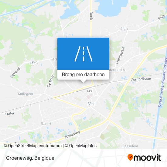 Groeneweg kaart