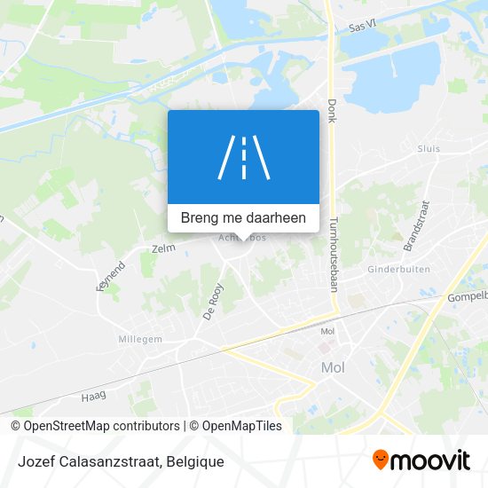 Jozef Calasanzstraat kaart