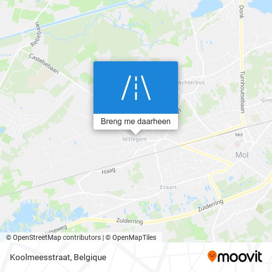 Koolmeesstraat kaart