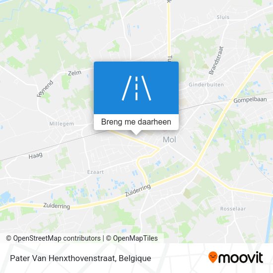 Pater Van Henxthovenstraat kaart