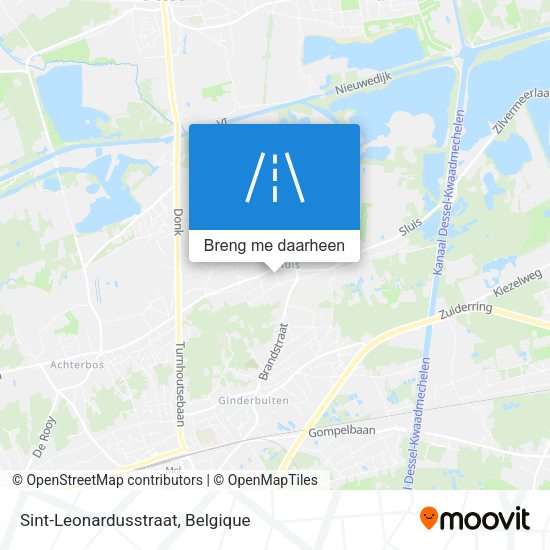 Sint-Leonardusstraat kaart
