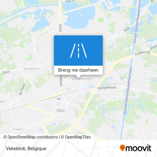 Vekeblok kaart