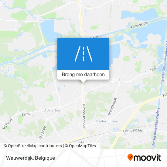 Wauwerdijk kaart