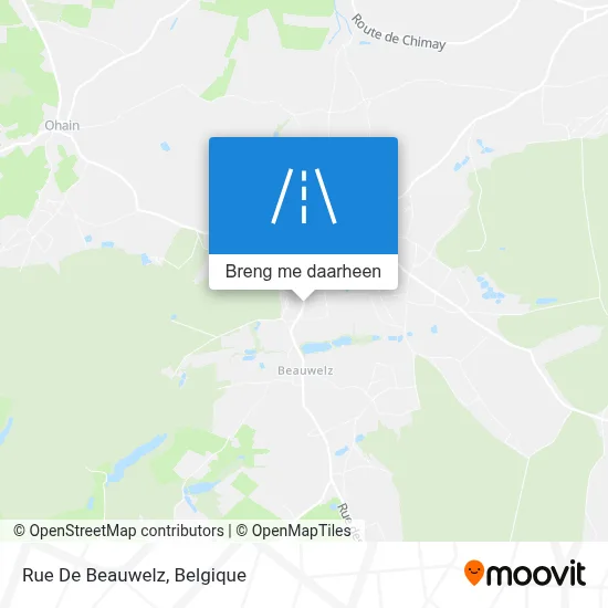 Rue De Beauwelz kaart
