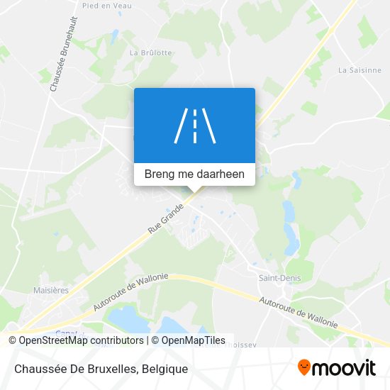 Chaussée De Bruxelles kaart