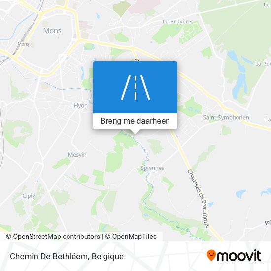 Chemin De Bethléem kaart