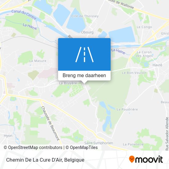 Chemin De La Cure D'Air kaart