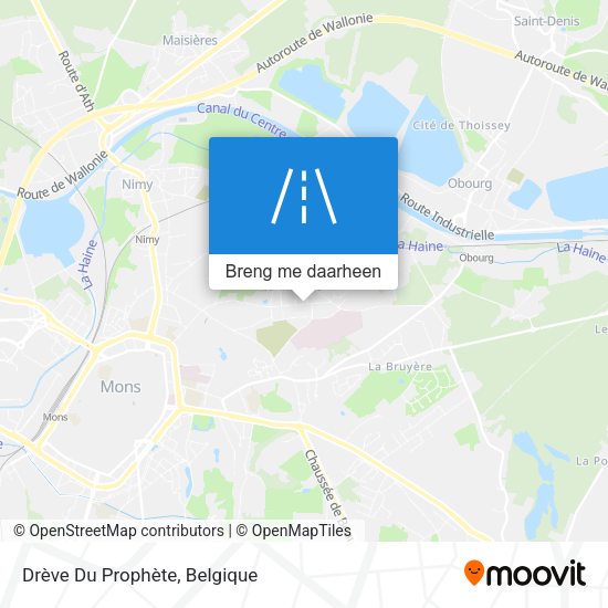 Drève Du Prophète kaart