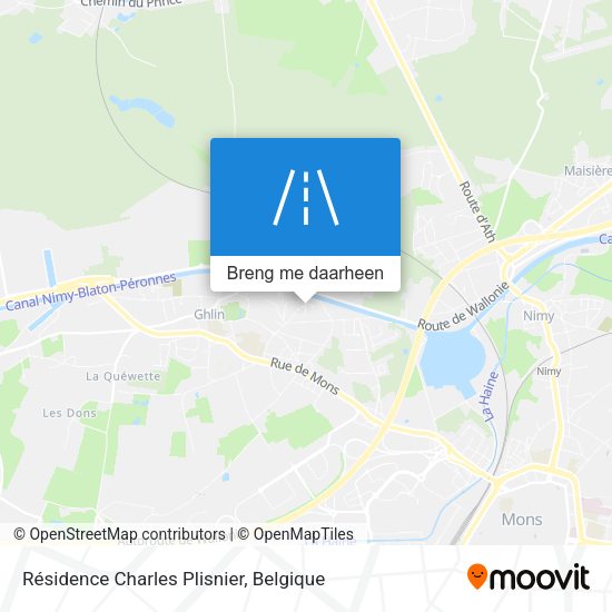Résidence Charles Plisnier kaart