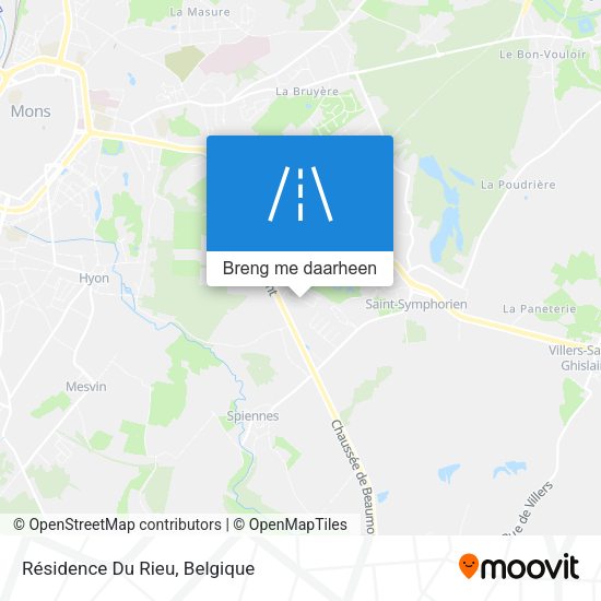 Résidence Du Rieu kaart