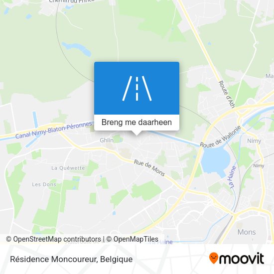 Résidence Moncoureur kaart