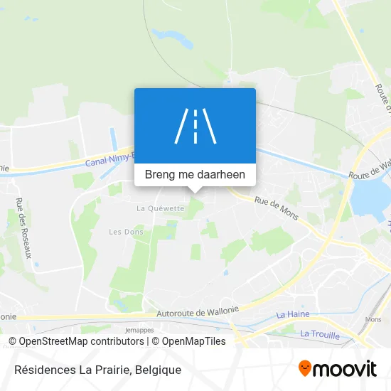 Résidences La Prairie kaart