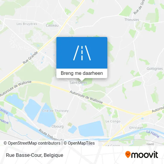 Rue Basse-Cour kaart