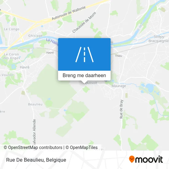 Rue De Beaulieu kaart