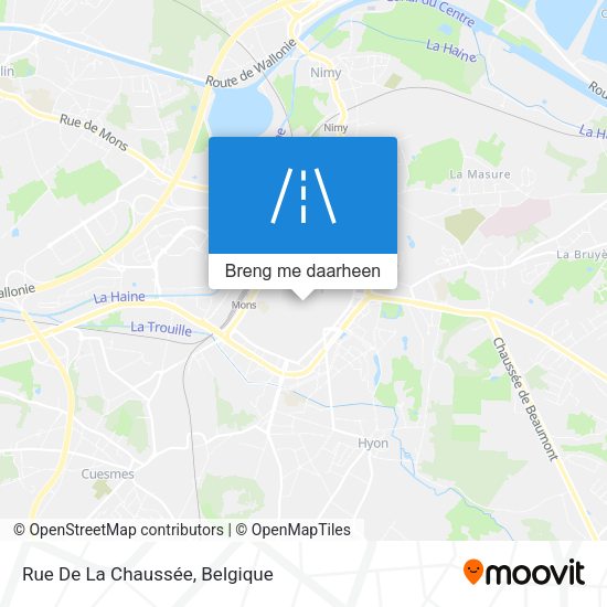 Rue De La Chaussée kaart