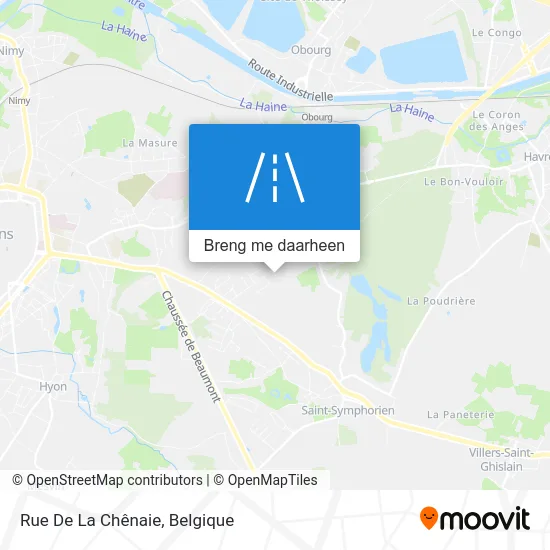 Rue De La Chênaie kaart