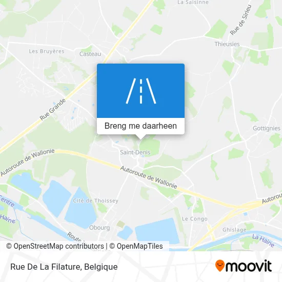 Rue De La Filature kaart