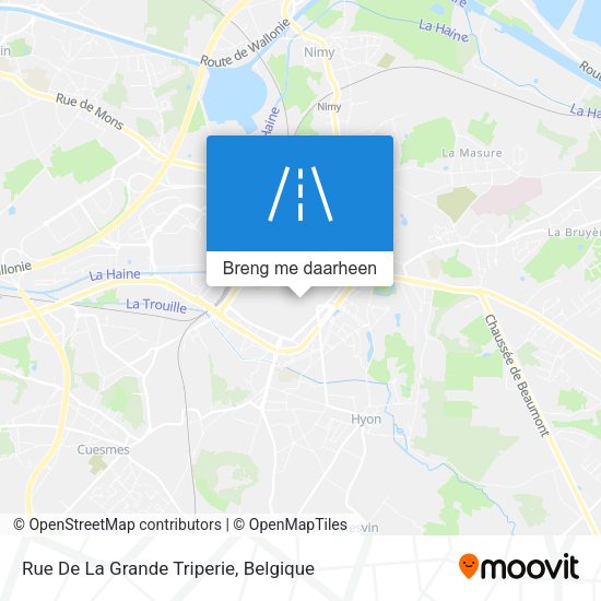 Rue De La Grande Triperie kaart