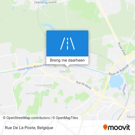 Rue De La Poste kaart