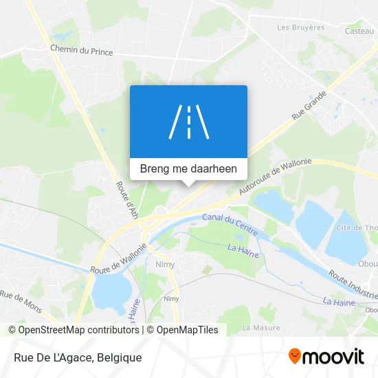 Rue De L'Agace kaart