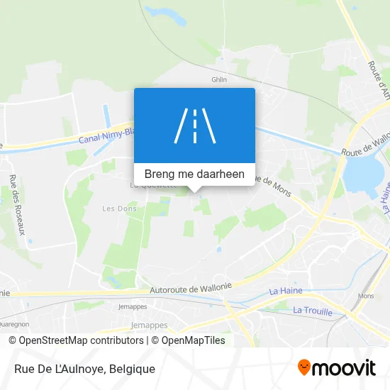 Rue De L'Aulnoye kaart