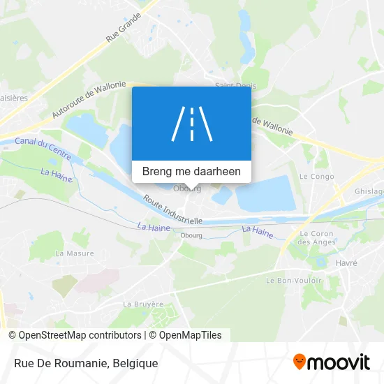 Rue De Roumanie kaart