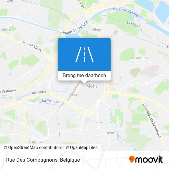 Rue Des Compagnons kaart