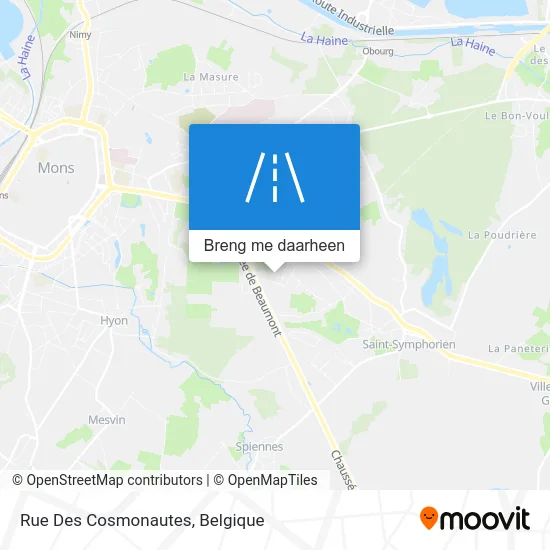 Rue Des Cosmonautes kaart