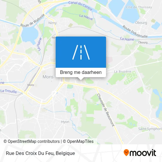 Rue Des Croix Du Feu kaart