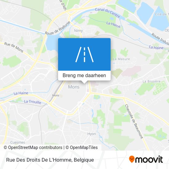Rue Des Droits De L'Homme kaart